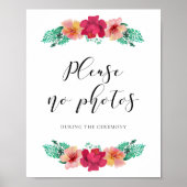 Gelieve geen foto's te maken met een bruiloft met  poster (Voorkant)