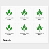 Gelieve geen water Stickers - Planten (Vel)