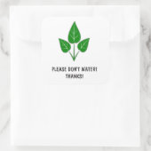 Gelieve geen water Stickers - Planten (Tas)