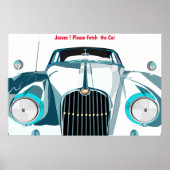 Gelieve het Poster van de auto te bevestigen (Voorkant)