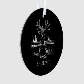 Gelieve Jackalope Cryptid Rabbit Bunny Apparel Ornament (voorkant)