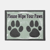 Gelieve je poten te wissen deurmat (Voorkant)