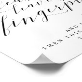 Gelieve je vingerafdruk te laten registreren poster (Hoek)