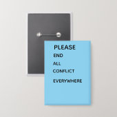 Gelieve Knop Button (Voorkant / Achterkant)