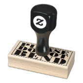 Gelieve Kunstwerk Niet Te Buigen Papier Envelope B Rubberstempel (Stempel)