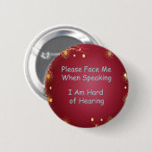 Gelieve me te Buttonnen Ronde Button 5,7 Cm (Voorkant /achterkant)