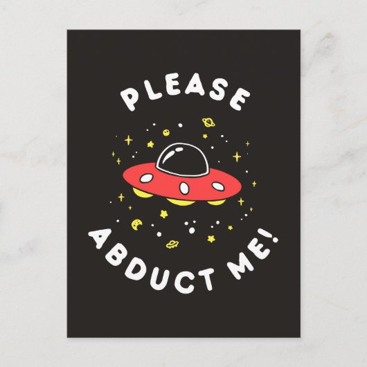 Gelieve mij af te nemen briefkaart (Voorkant)