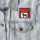 Gelieve mij SD te sturen Vierkante Button 5,1 Cm (In situ)