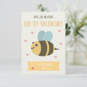 Gelieve mijn Valentijn-kaart te zijn Kaart (Staand voorkant)