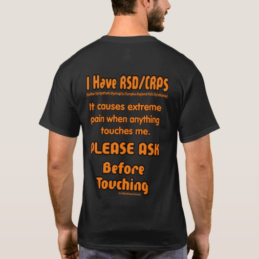 GELIEVE NIET AAN TE SLUITEN!! ...RSD/CRPS T-SHIRT (Achterkant)