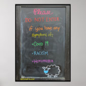 Gelieve niet in te vullen als u tekens van... post poster (Voorkant)