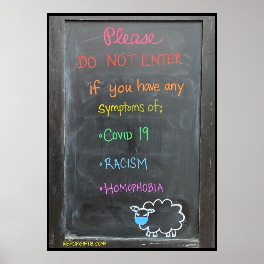 Gelieve niet in te vullen als u tekens van... post poster (Voorkant)