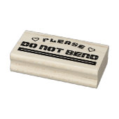 gelieve NIET TE BUIGEN Rubberstempel (Stempel)