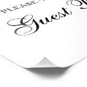 Gelieve ons poster voor het gastenboek te ondertek (Hoek)