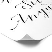 Gelieve overal waar het Manuscript Ontvangt het Bi Poster (Hoek)