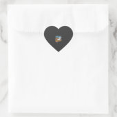 Gelieve Reddingshond Te Liefhebben Hart Sticker (Tas)
