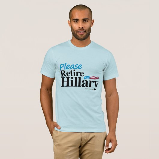 Gelieve Retire Hillary T-shirt (Voorkant volledig)
