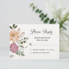 Gelieve RSVP-zomerbloemen te beantwoorden