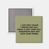 Gelieve slechts 1 persoon 2 magneet (Voorkant / Achterkant)