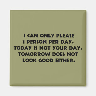 Gelieve slechts 1 Persoon 2 Magnet