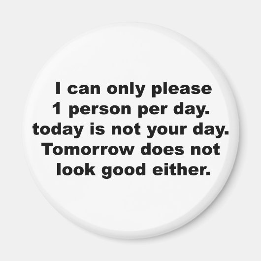 Gelieve slechts 1 persoon magneet (Voorkant)