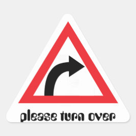 Gelieve sticker van dalDesignNZ om te draaien