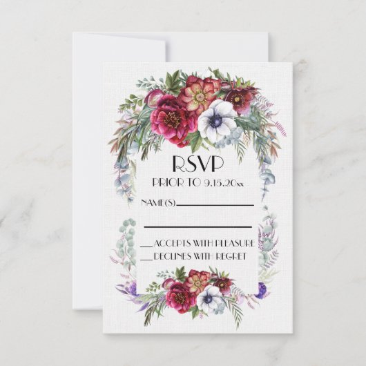 Gelieve te antwoorden Zie achterzijde RSVP Kaartje (Voorkant)