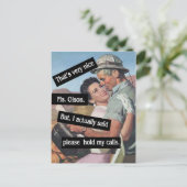 Gelieve te houden Mijn Funny van de Vraag Briefkaart (Staand voorkant)