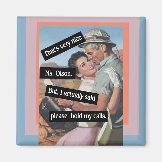 Gelieve te houden Mijn  Funny van de Vraag Magneet (Voorkant)