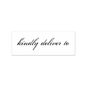 Gelieve te leveren aan calligraphy rubber stempel