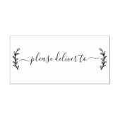 Gelieve te leveren aan kalligrafirubberzegel rubberstempel (Afrduk)