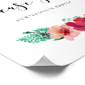 Gelieve te ondertekenen - het Florence ontwerp van Poster (Hoek)