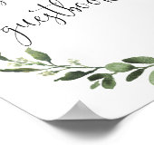 Gelieve te ondertekenen ons baby shower van de her poster (Hoek)