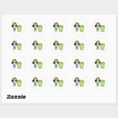 Gelieve te Recyclen Ronde Sticker (Vel)
