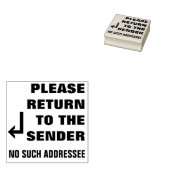 "GELIEVE TE TERUGKEREN AAN DE VERZENDER" "GEEN DER RUBBERSTEMPEL (Gestempeld)