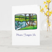 Gelieve te vergeven me kaart (Gele Bloem)