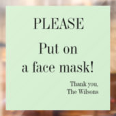 Gelieve te zetten op de Decale Klonen van het Vens Raamsticker (Vel 2)