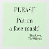 Gelieve te zetten op de Decale Klonen van het Vens Raamsticker (Vel)