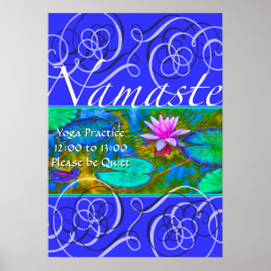 Gelieve te zijn stille Yoga Praktijk in de Studio Poster