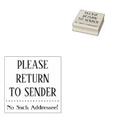 "GELIEVE TERUG TE KEREN NAAR DE AFZENDER" "Geen ge Rubberstempel (Gestempeld)