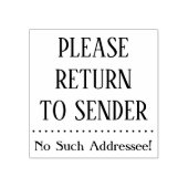 "GELIEVE TERUG TE KEREN NAAR DE AFZENDER" "Geen ge Rubberstempel (Afrduk)