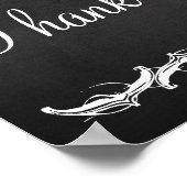 Gelieve uw adres te schrijven voor het trouwbord v poster (Hoek)