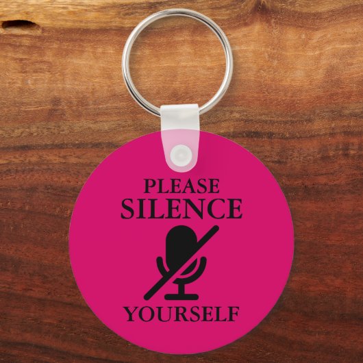 Gelieve uw eigen Sleutelhanger te zwijgen (Voorkant)