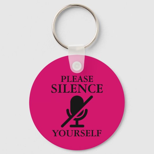 Gelieve uw eigen Sleutelhanger te zwijgen (Achterkant)