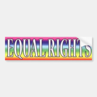 GELIJE RECHTEN BUMPERSTICKER