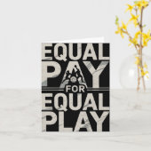 Gelijk Betaald Basketbal Play Design Premium Kaart (Gele Bloem)