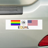 Gelijk Bumpersticker (Op auto)