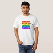 Gelijk (groot), IK BEN NIET GAY, MAAR MIJN ZISTER  T-shirt (Voorkant volledig)