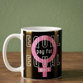 Gelijk loon voor gelijk werk Feministe Koffiemok
