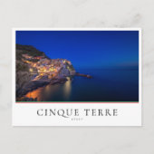 Gelijk makend in Manarola stad, Cinque Terre, Briefkaart (Voorkant)